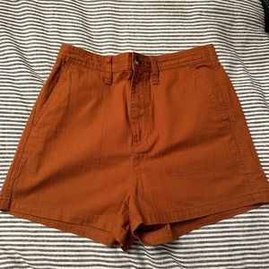 Madewell Rust Camp Shorts